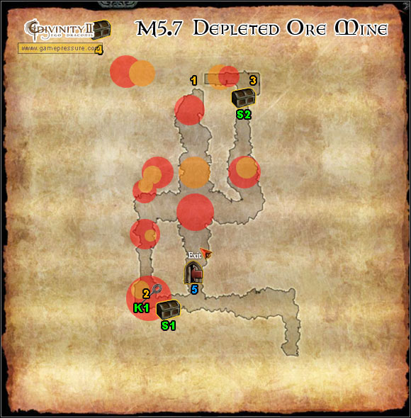 1 - World Atlas - Map - Orobas Fjords - M5.7 Depleted Ore Mine - World Atlas - Orobas Fjords - Divinity II: Ego Draconis - Game Guide and Walkthrough