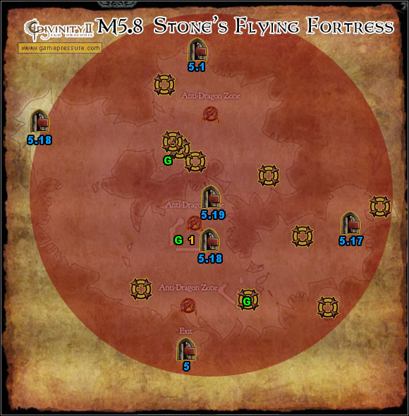 1 - World Atlas - Map - Orobas Fjords - M5.8 Stone's Flying Fortress - World Atlas - Orobas Fjords - Divinity II: Ego Draconis - Game Guide and Walkthrough