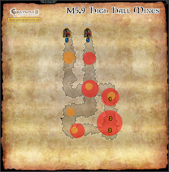 1 - World Atlas - Map - Orobas Fjords - M5.9 High Hall Mines - World Atlas - Orobas Fjords - Divinity II: Ego Draconis - Game Guide and Walkthrough