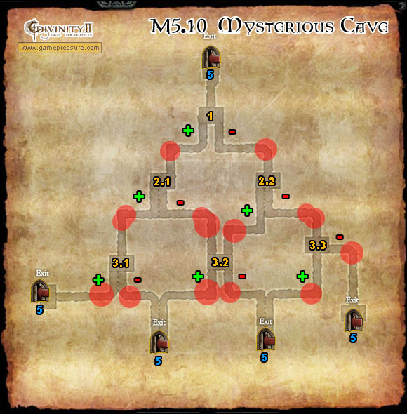 A thorough description in the Mysterious Cave quest M5(10) - World Atlas - Map - Orobas Fjords - M5.10 Mysterious Cave - World Atlas - Orobas Fjords - Divinity II: Ego Draconis - Game Guide and Walkthrough