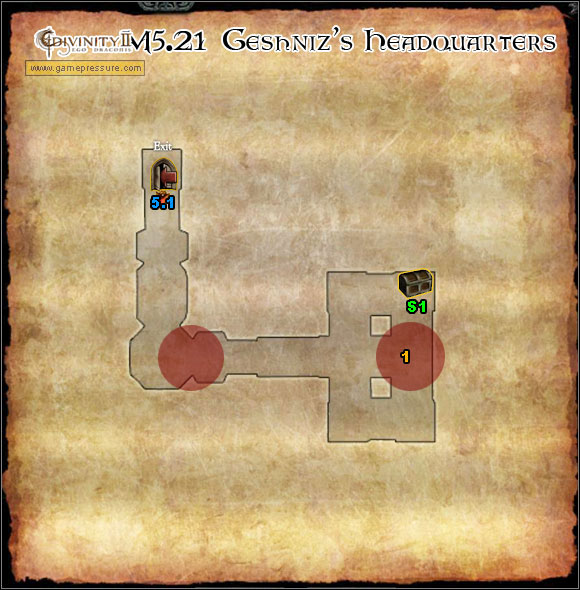 1 - World Atlas - Map - Orobas Fjords - M5.21 Geshniz's Headquarters - World Atlas - Orobas Fjords - Divinity II: Ego Draconis - Game Guide and Walkthrough