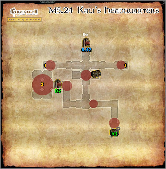 1 - World Atlas - Map - Orobas Fjords - M5.24 Kali's Headquarters - World Atlas - Orobas Fjords - Divinity II: Ego Draconis - Game Guide and Walkthrough