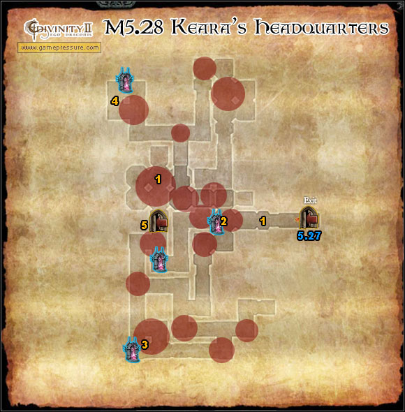 1 - World Atlas - Map - Orobas Fjords - M5.28 Keara's Headquarters - World Atlas - Orobas Fjords - Divinity II: Ego Draconis - Game Guide and Walkthrough