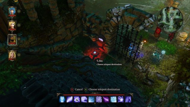 You can cheat the game a little, to get to the air button a lot quicker. - Puzzle - opening the gate to the Source Temple | Dark Forest - Side quests - Dark Forest - Side quests - Divinity: Original Sin Game Guide