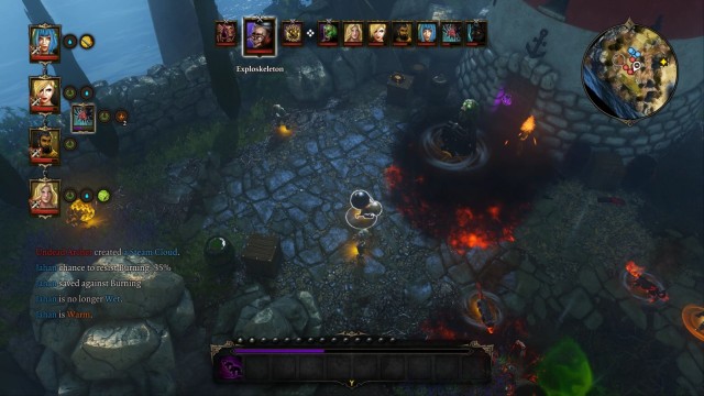 Watch out for the explosive enemy - a moment of inattention may cost you the lives of your characters. - The Ghoul That Guards the Lighthouse | Bosses - Bosses - Divinity: Original Sin Game Guide