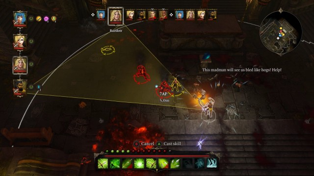 Be careful not to hit civilians - they are marked with a yellowish outline when you point at them. - Mangoths Servants | Bosses - Bosses - Divinity: Original Sin Game Guide