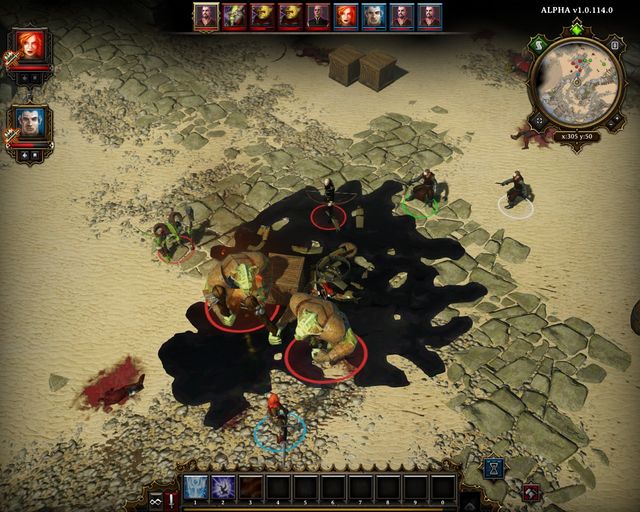 After you spill oil under somebodys feet, it is a good idea to set the slick on fire - Combat Basics - Combat - Divinity: Original Sin Game Guide