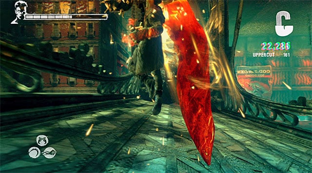 Eliminating the main group of monsters doesnt end the battle, because youll have an encounter with Tyrant also - Getting to the prison - 7: Overturn - DMC: Devil May Cry - Game Guide and Walkthrough