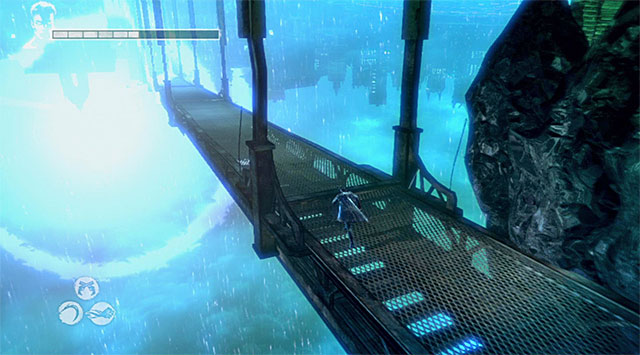 After regaining control, you can just follow one path - Reaching a one-eyed prisoner - 7: Overturn - DMC: Devil May Cry - Game Guide and Walkthrough