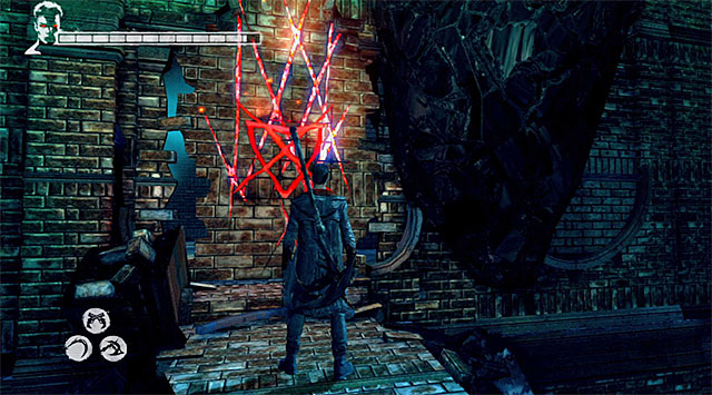 After a conversation with Phineas move forward, following the path - Getting to Assiel - 9: Devil Inside - DMC: Devil May Cry - Game Guide and Walkthrough