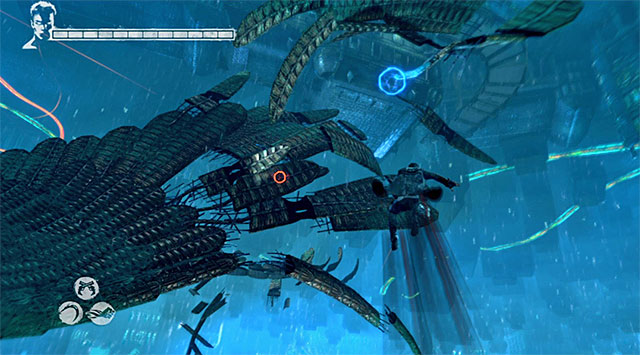 After battle find a latch and use Angel Lift - Getting to Assiel - 9: Devil Inside - DMC: Devil May Cry - Game Guide and Walkthrough