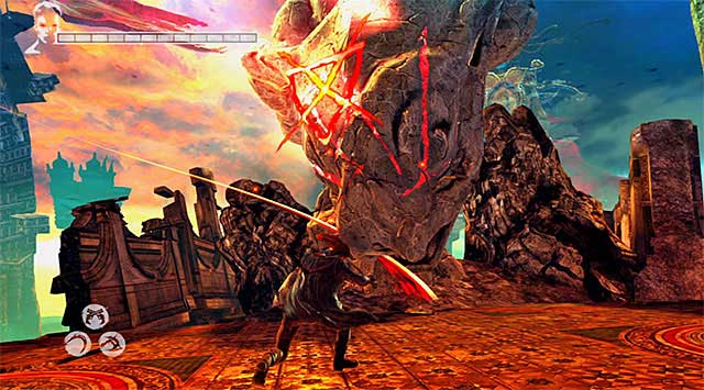 Move forward, getting onto new shelves with Angel Boost and Angel Lift - The first memory - 9: Devil Inside - DMC: Devil May Cry - Game Guide and Walkthrough