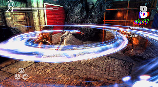 After defeating Butcher a new battle with normal enemies begins - Getting inside the building of the Order - 11: The Order - DMC: Devil May Cry - Game Guide and Walkthrough