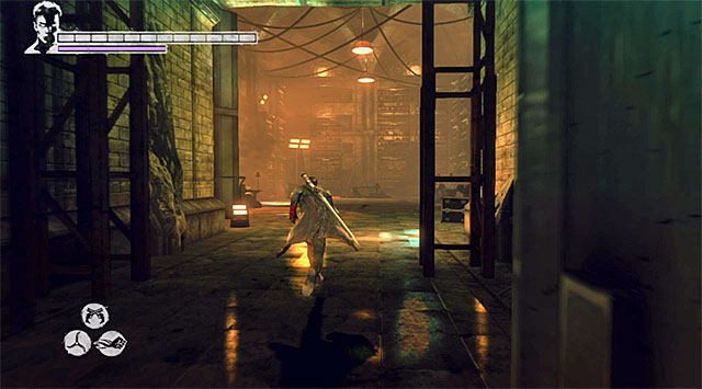 After a fight look for interactive objects - Final battle in the Orders base - 11: The Order - DMC: Devil May Cry - Game Guide and Walkthrough