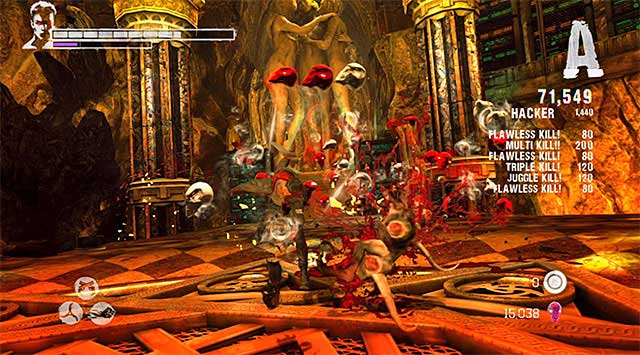 The third part of battle is, in my opinion, the easiest one because you have to eliminate only smaller versions of well known beasts, Rage Spawns - Main battle in the server room - 12: Under Siege - DMC: Devil May Cry - Game Guide and Walkthrough