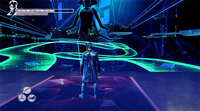 Begin from hitting a new plate with Eryx, what makes two new paths appear - Getting to the place where the fifth round takes place - 13: Devils Dalliance - DMC: Devil May Cry - Game Guide and Walkthrough