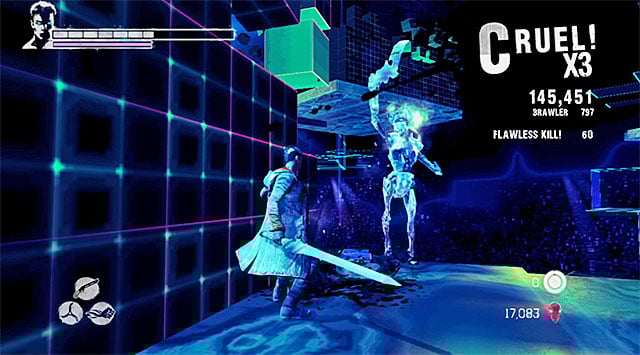 Both paths lead in the same place - Getting to the place where the fifth round takes place - 13: Devils Dalliance - DMC: Devil May Cry - Game Guide and Walkthrough