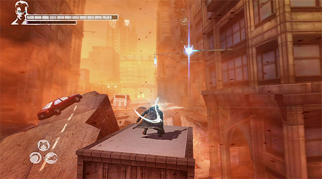 Dont leave a trucks roof - Going through the city - 15: The Trade - DMC: Devil May Cry - Game Guide and Walkthrough
