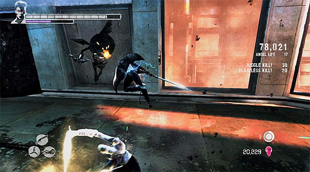 After getting into a eastern wing, a new encounter with Dreamrunner begins - Exploring the 87th floor - 16: The Plan - DMC: Devil May Cry - Game Guide and Walkthrough