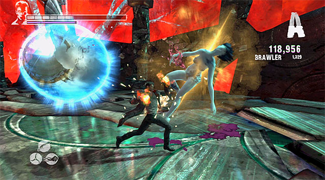 In the last, third part of the battle, youll fight a Witch and Dreamrunner - Second battle in the Furnace - 17: Furnace of Souls - DMC: Devil May Cry - Game Guide and Walkthrough