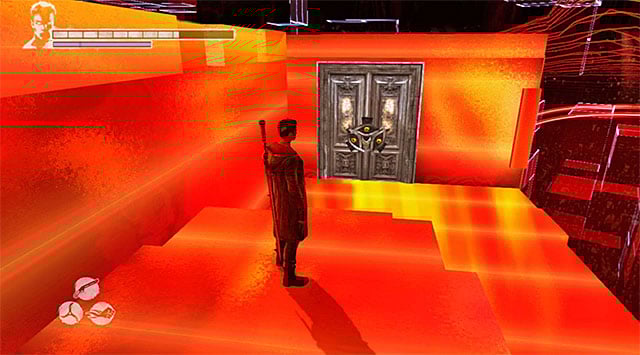 DOOR 2/2 (required Argent Key; bonus mission Hasty Acquisition) - Door can be found on your way to the sixth round, on the lower level of the biggest platform (the one with Divinity Stature) - Mission 13: Devils Dalliance - Secret Doors - DMC: Devil May Cry - Game Guide and Walkthrough