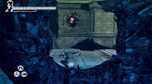 SOUL 1/5 - SOUL is in the secret area, near from the place where you begin - Mission 8: Eyeless - Lost Souls - DMC: Devil May Cry - Game Guide and Walkthrough