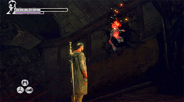 SOUL 4/7 - SOUL is in the right part of the main Orders base - Mission 11: The Order - Lost Souls - DMC: Devil May Cry - Game Guide and Walkthrough