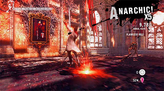 Follow the corridor until you reach a room with Spardas painting - Exploring the first part of the mansion - 2: Home Truths - DMC: Devil May Cry - Game Guide and Walkthrough