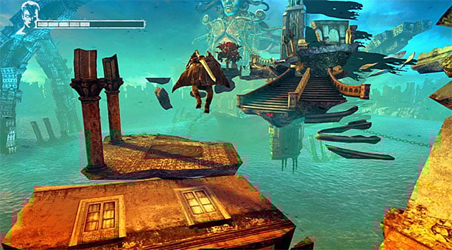 Not-that-complicated platform sequence awaits you - The First Memory - 2: Home Truths - DMC: Devil May Cry - Game Guide and Walkthrough