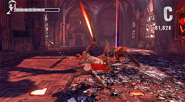 After a while you reach a room with Evys painting - Exploring the second part of the mansion - 2: Home Truths - DMC: Devil May Cry - Game Guide and Walkthrough