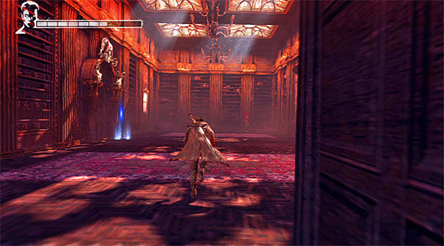 Soon youll get to another blockade, and at this time you should use your axe - Exploring the second part of the mansion - 2: Home Truths - DMC: Devil May Cry - Game Guide and Walkthrough