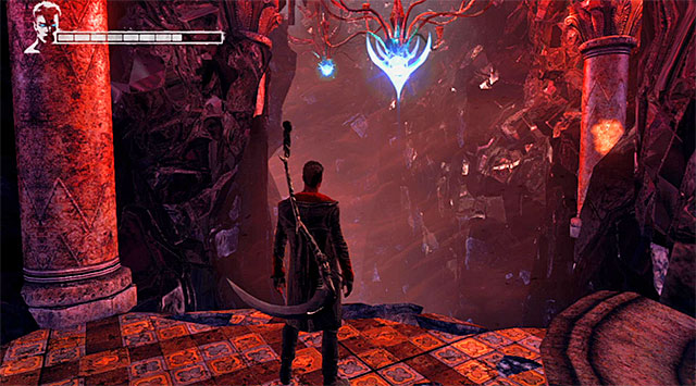 When you regain control, move forward - Exploring the third part of the mansion - 2: Home Truths - DMC: Devil May Cry - Game Guide and Walkthrough