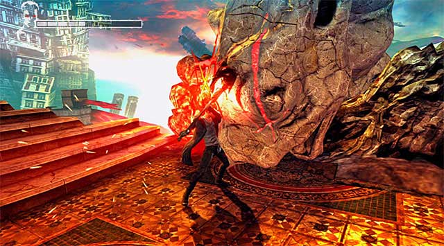 The final part of this sequence is easy - The First Memory - 3: Bloodline - DMC: Devil May Cry - Game Guide and Walkthrough