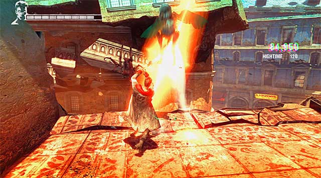 Just after that youll be forced into a new battle - Destroying the third camera - 4: Under Watch - DMC: Devil May Cry - Game Guide and Walkthrough