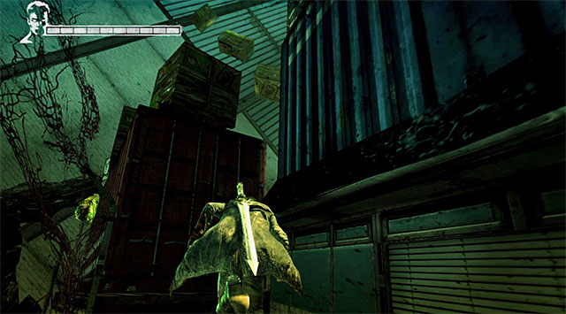 After that, search the area carefully - Main battle in the first warehouse - 5: Virility - DMC: Devil May Cry - Game Guide and Walkthrough