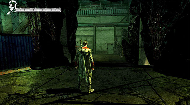 Make sure that youve finished all businesses in the first warehouse and only then choose a path shown on the screen above - Getting to the second warehouse - 5: Virility - DMC: Devil May Cry - Game Guide and Walkthrough