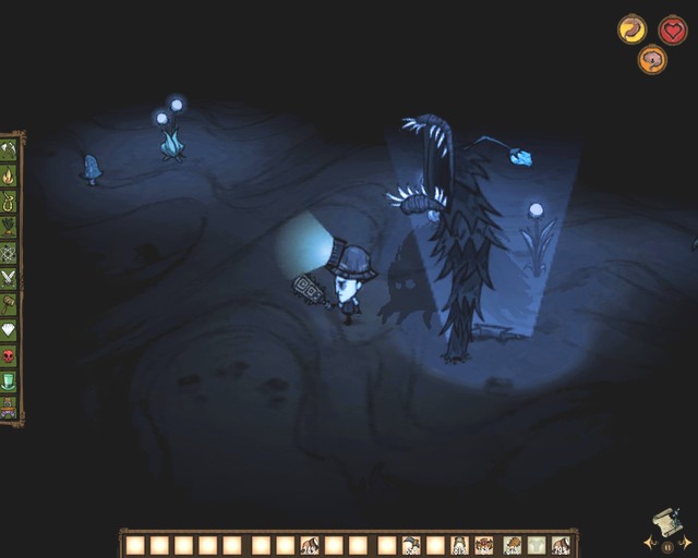 You can use the new feature of Thulecite Crown while fighting this beast - New creatures and items - Six Feet Under - Dont Starve - Game Guide and Walkthrough