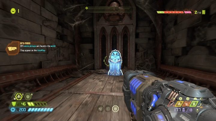 You can find the crystal shortly after starting the mission - Doom Eternal: Nekravol 2 secrets maps and location - Collectibles and secrets - Doom Eternal Guide