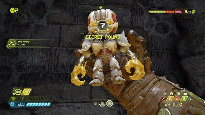 When traveling through the ventilation shaft, you have to watch the walls carefully - Doom Eternal: Nekravol 2 secrets maps and location - Collectibles and secrets - Doom Eternal Guide