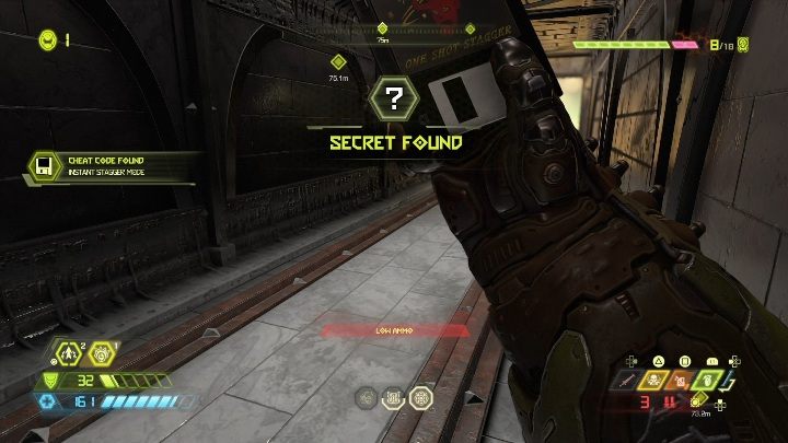 After destroying the arena, turn around and jump into the abyss - Doom Eternal: Nekravol 2 secrets maps and location - Collectibles and secrets - Doom Eternal Guide