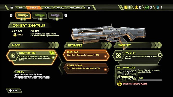 The mastery is the last level of improvement of a given weapon modification - Doom Eternal: Weapons upgrade - how and why should I do it? - Character development - Doom Eternal Guide