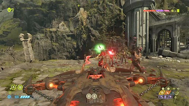 Wait patiently until the eyes of the Marauder light up green - this is a signal that he is preparing for a twisting axe attack - Doom Eternal: Marauders - how to defeat them? - Combat - Doom Eternal Guide