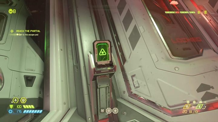 Kill enemies on your way and jump even lower to reach the capsule stations - Doom Eternal: Mars Core walkthrough - Levels walkthrough - Doom Eternal Guide