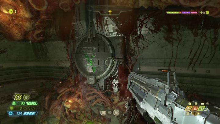 Along the way, you will find Rad Suit that will allow you to walk/swim in toxic water - Doom Eternal: Super Gore Nest walkthrough - Levels walkthrough - Doom Eternal Guide