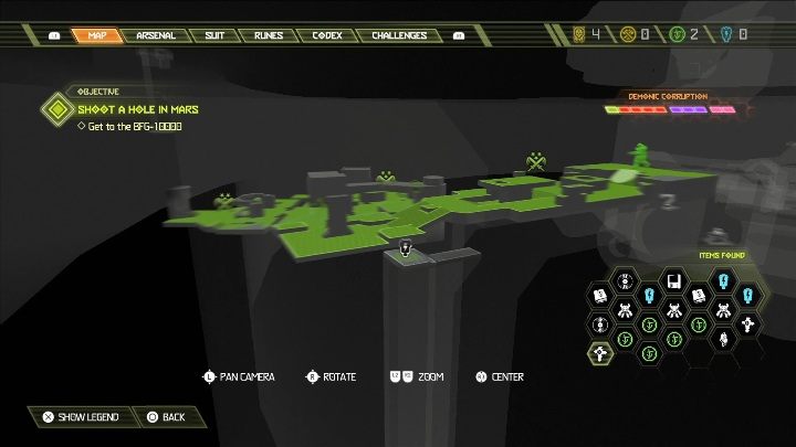 2 - Doom Eternal: Mars Core secrets maps and location - Collectibles and secrets - Doom Eternal Guide