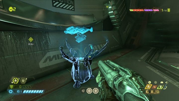 You will find the map by going to the end of the room, right behind the trap door - Doom Eternal: Mars Core secrets maps and location - Collectibles and secrets - Doom Eternal Guide