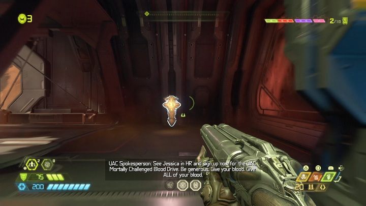 You will find the rune by going to the mission point - Doom Eternal: Mars Core secrets maps and location - Collectibles and secrets - Doom Eternal Guide