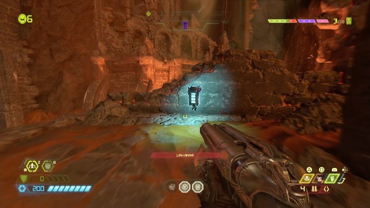 Youll get the battery as soon as you get out of the building - Doom Eternal: Mars Core secrets maps and location - Collectibles and secrets - Doom Eternal Guide