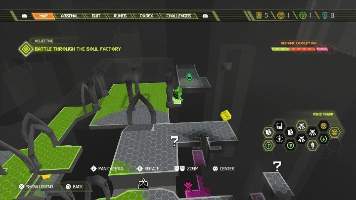 6 - Doom Eternal: Nekravol 1 secrets maps and location - Collectibles and secrets - Doom Eternal Guide