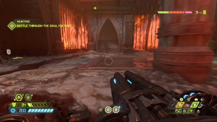 The token is in the place where you fought earlier - Doom Eternal: Nekravol 1 secrets maps and location - Collectibles and secrets - Doom Eternal Guide